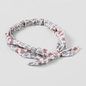 Francesca’s Cute Cats Fabric Headband with Bow